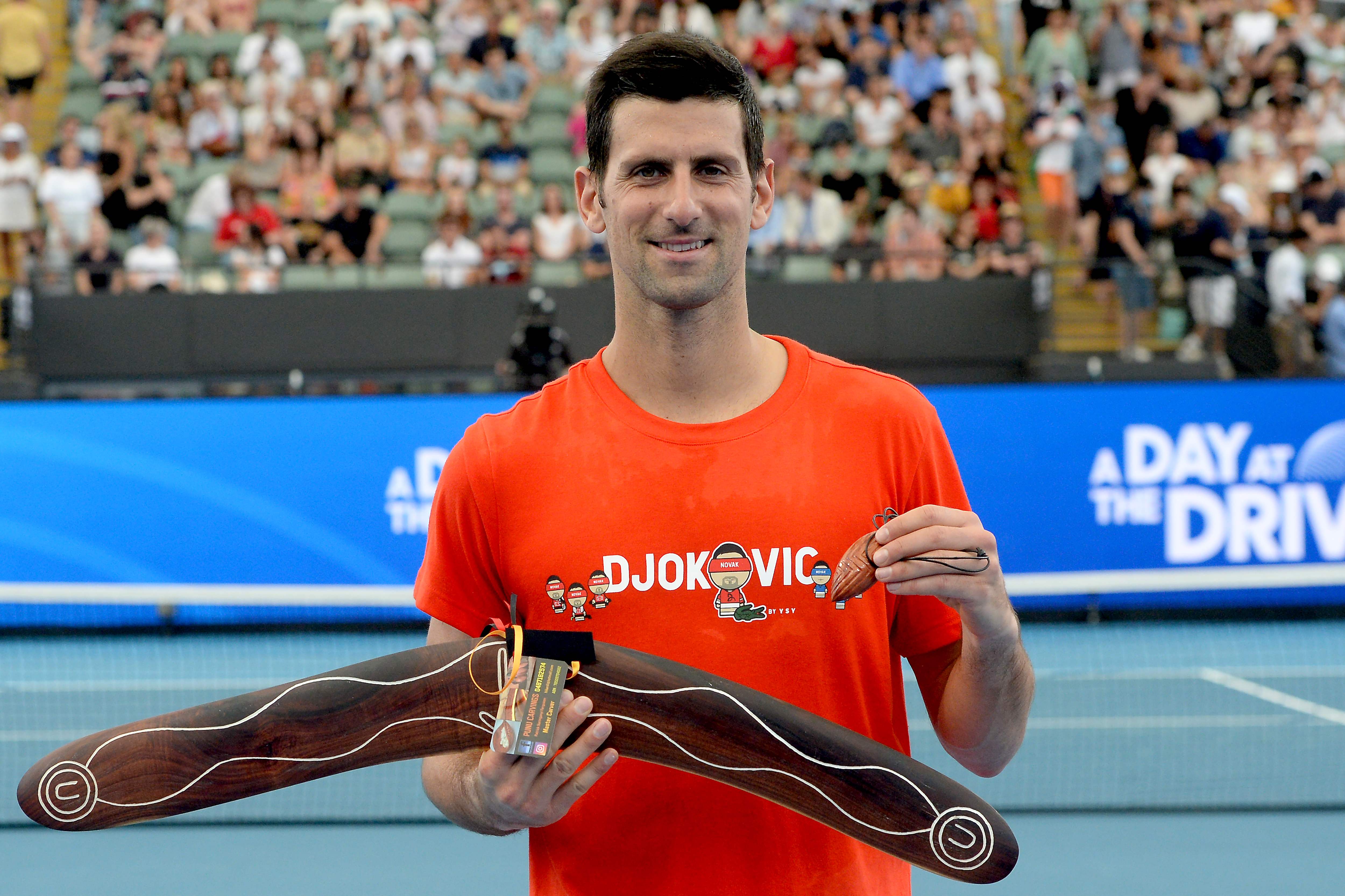 Petenis Serbia Novak Djokovic