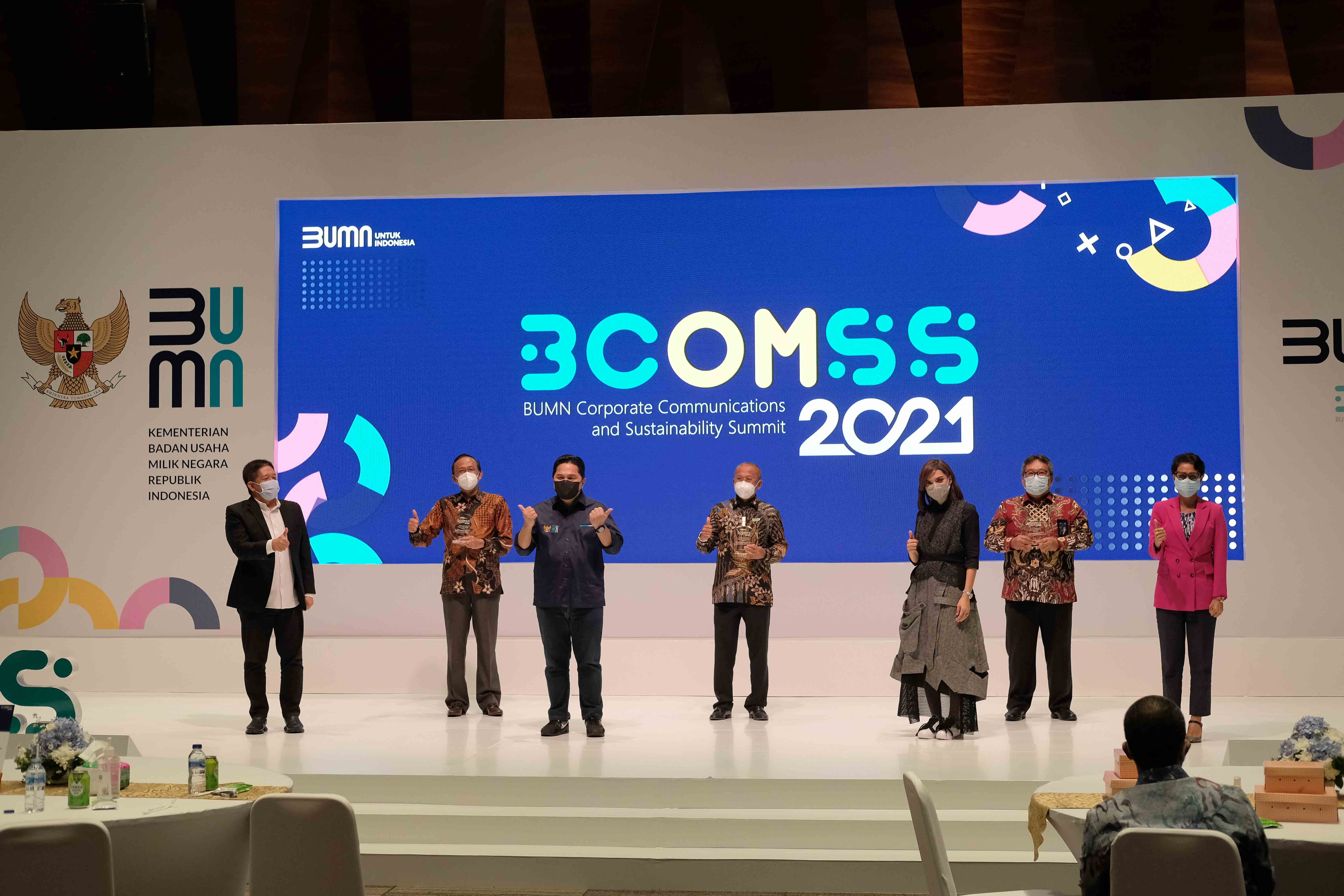 Menteri BUMN Erick Thohir dalam BCOMSS 2021