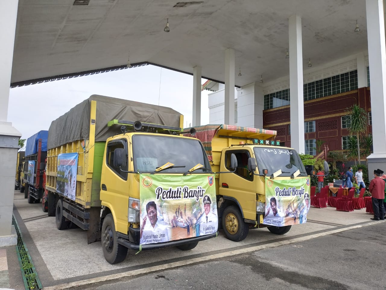 20 Truk Bantuan Kementan Disalurkan ke Kalsel