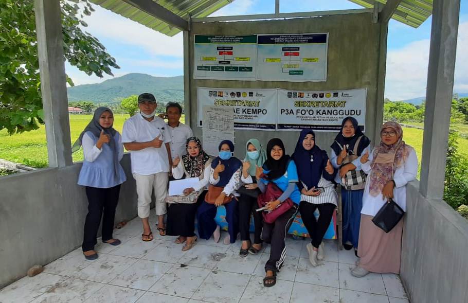 Kegiatan panen raya berlangsung di lokasi IPDMIP, tepatnya daerah irigasi di Nae Kempo, Kecamatan Kempo, Kabupaten Dompu, NTB.