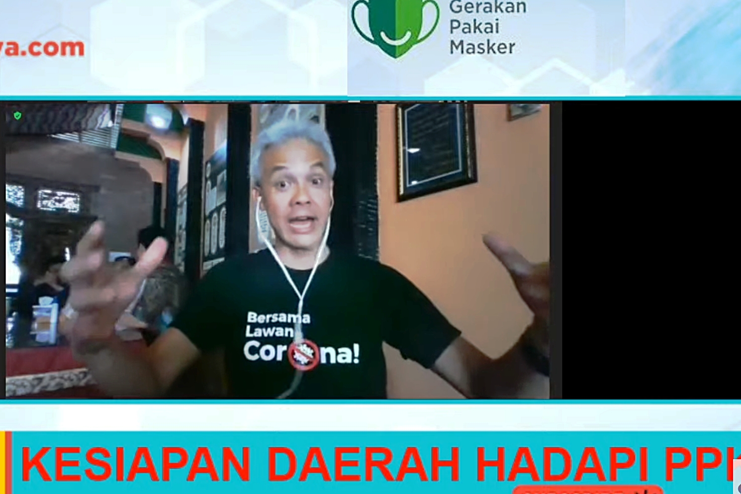 Gubernur Jawa Tengah Ganjar Pranowo.