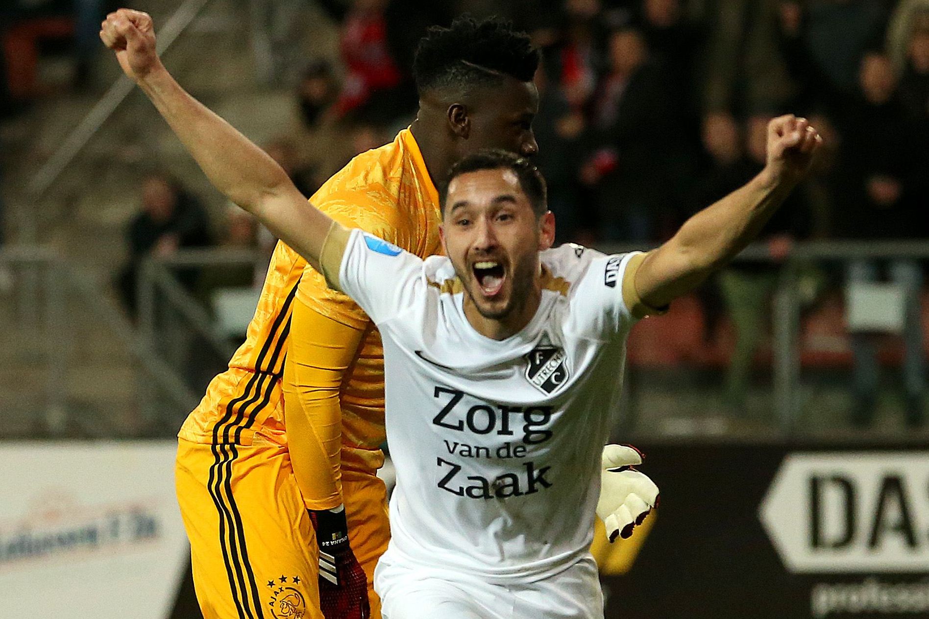 Pemain Utrecht Sander van de Streek