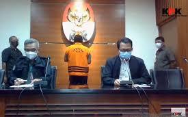 KPK menggelar jumpa pers di Gedung KPK, Jakarta yang disiarkan melalui akun Youtube KPK, Minggu (10/1/2021).