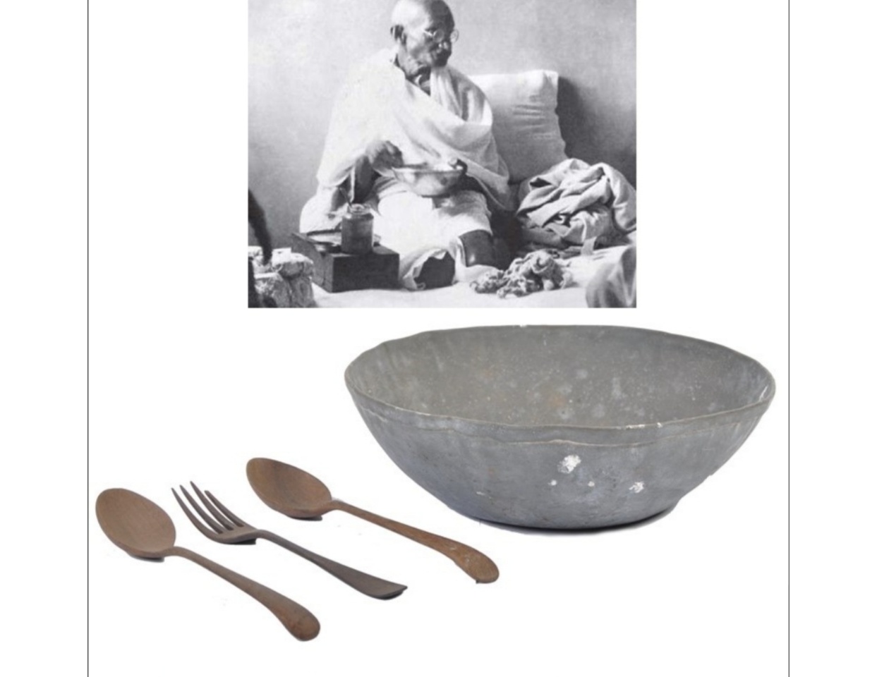 Peralatan makan Gandhi