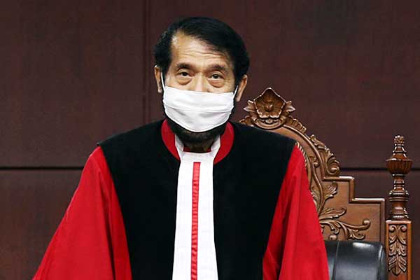 Ketua Majelis Hakim Konstitusi Anwar Usman. 