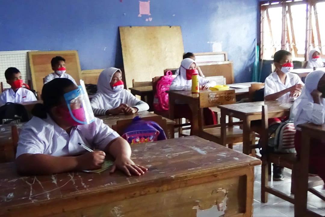 Ilustrasi KBM tatap muka.