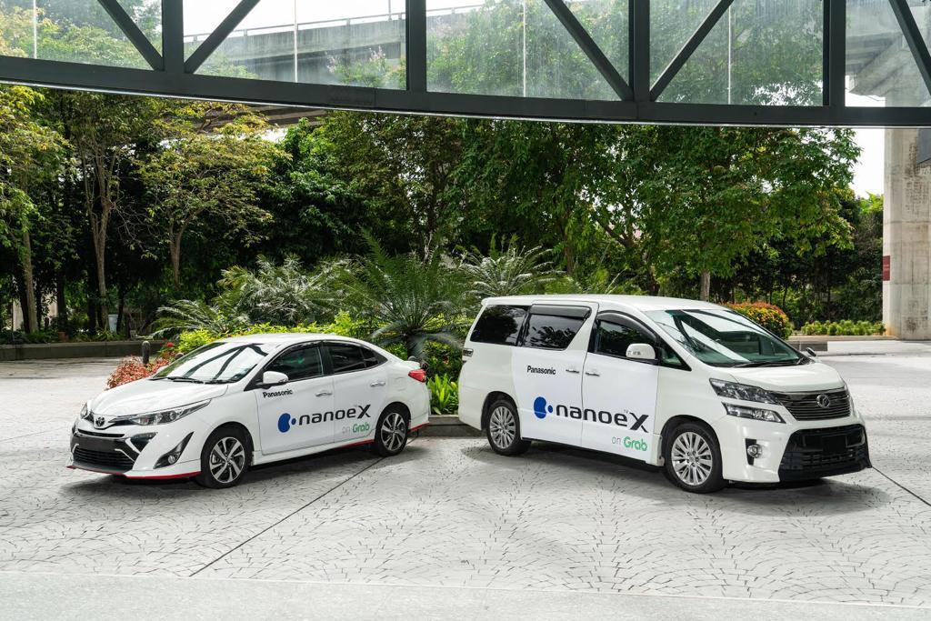 GrabCar Premium yang dilengkapi dengan Nanoe