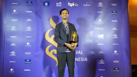 Keliek Wicaksono, penata efek visual yang juga animator pernah meraih Piala Citra lewat Wiro Sableng: Pendekar Kapak Maut Naga Geni 212.