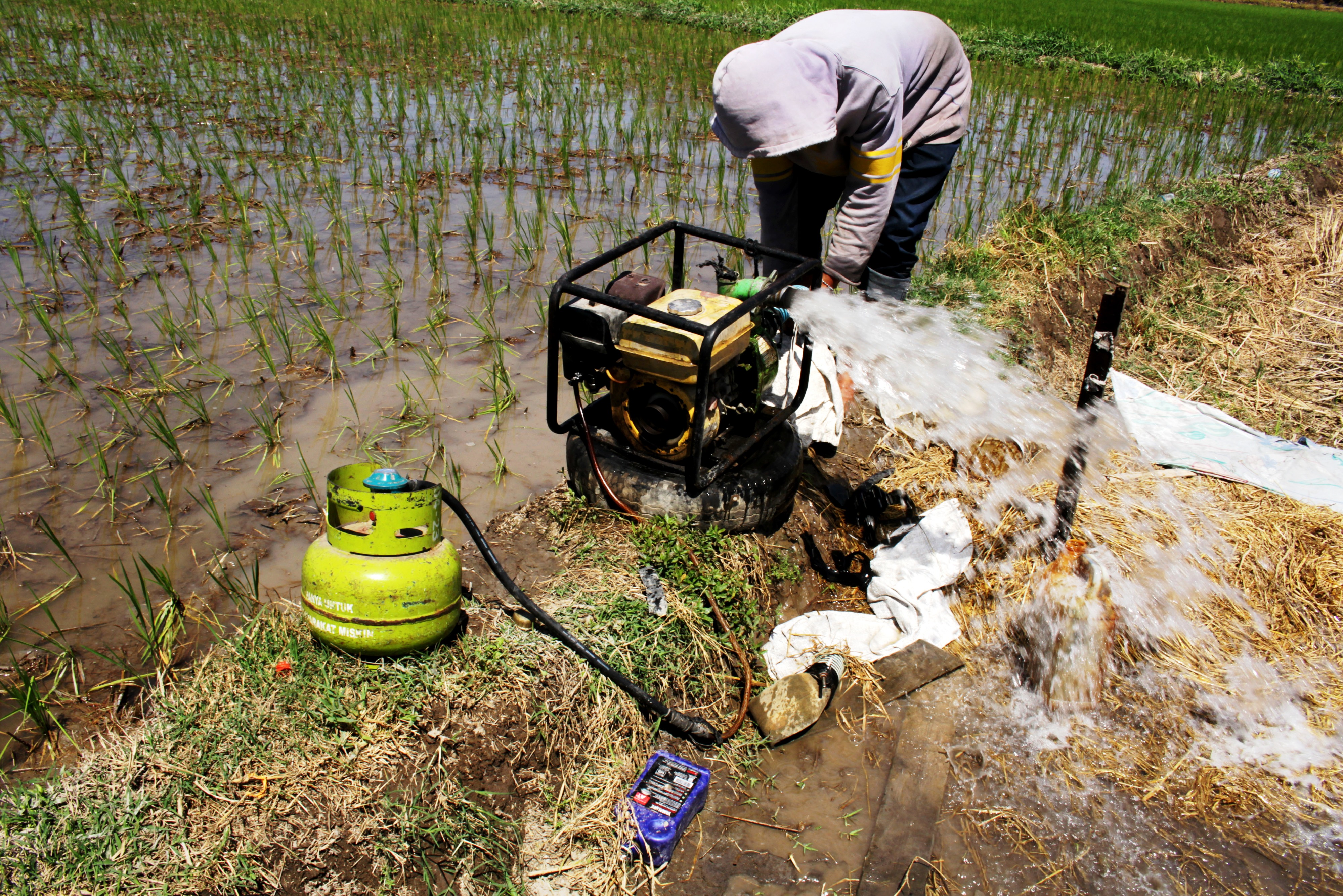 Ilustrasi pompa air.