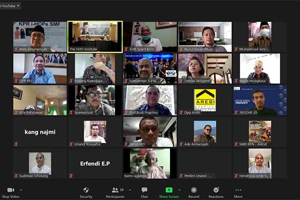 Mubes ke-2 dan Tasyakuran ke-10 HUD Institute  via zoom