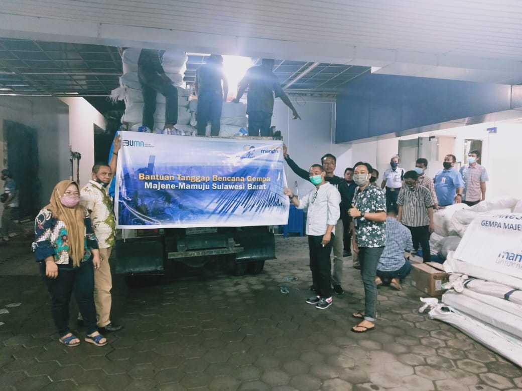 Pengiriman bantuan darurat bagi korban bencana