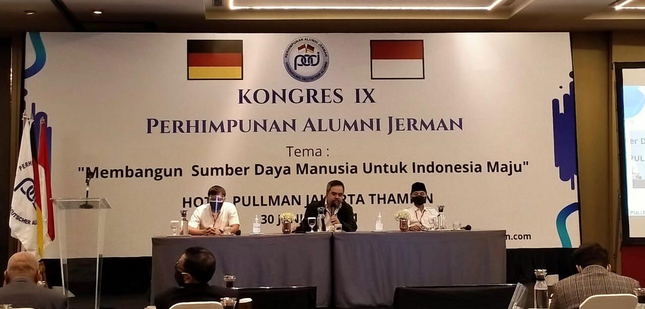 Kongres Perhimpunan Alumni Jerman ke IX dihelat di Jakarta, Sabtu (30/1/2021)