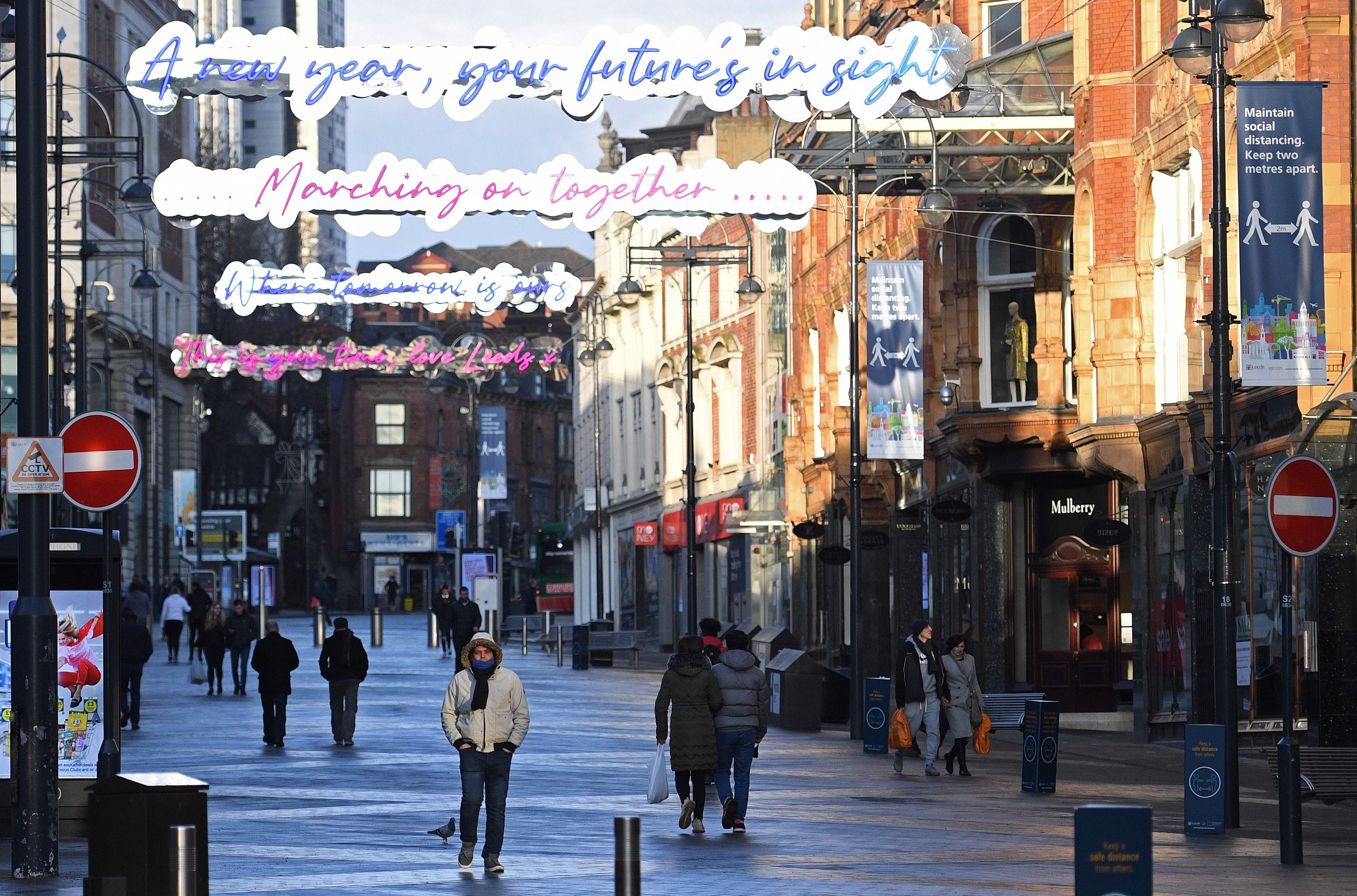 Suasana lockdown di Inggris