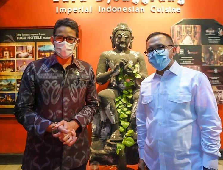 Bertemu Bupati Banyuwangi, Sandiaga Bahas Pengembangan Desa Wisata