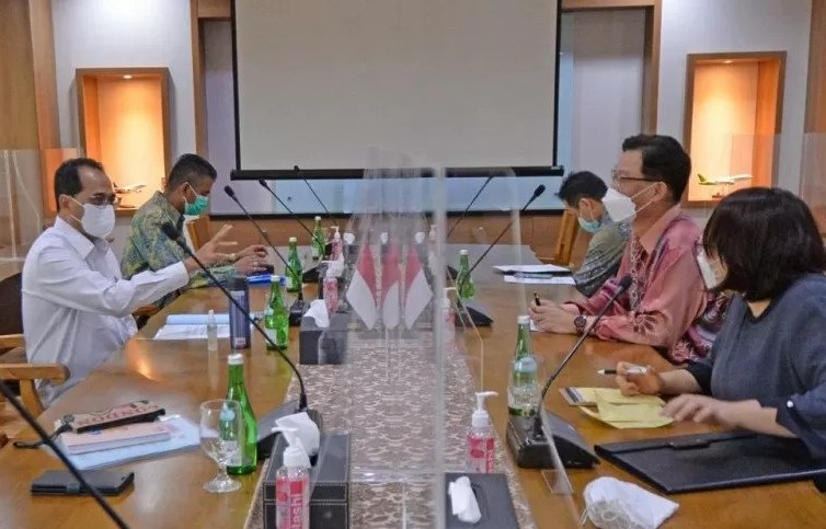 Pertemuan Budi Karya dengan Dubes Korsel