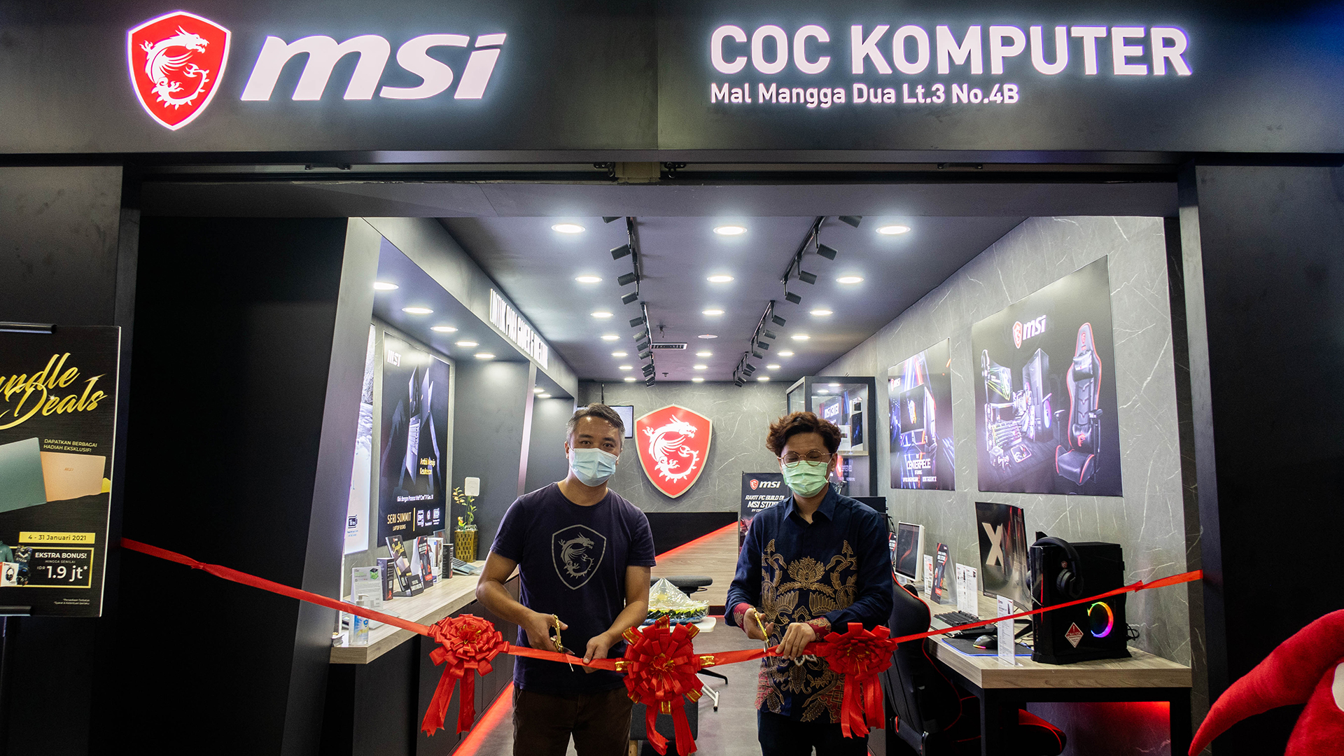 Peresmian MSI Concept Store di Mal Mangga Dua, jakarta