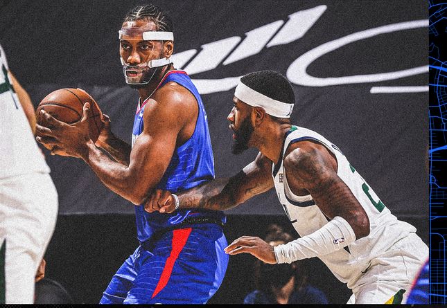 Laga NBA antara Los Angeles Clippers dan Utah Jazz