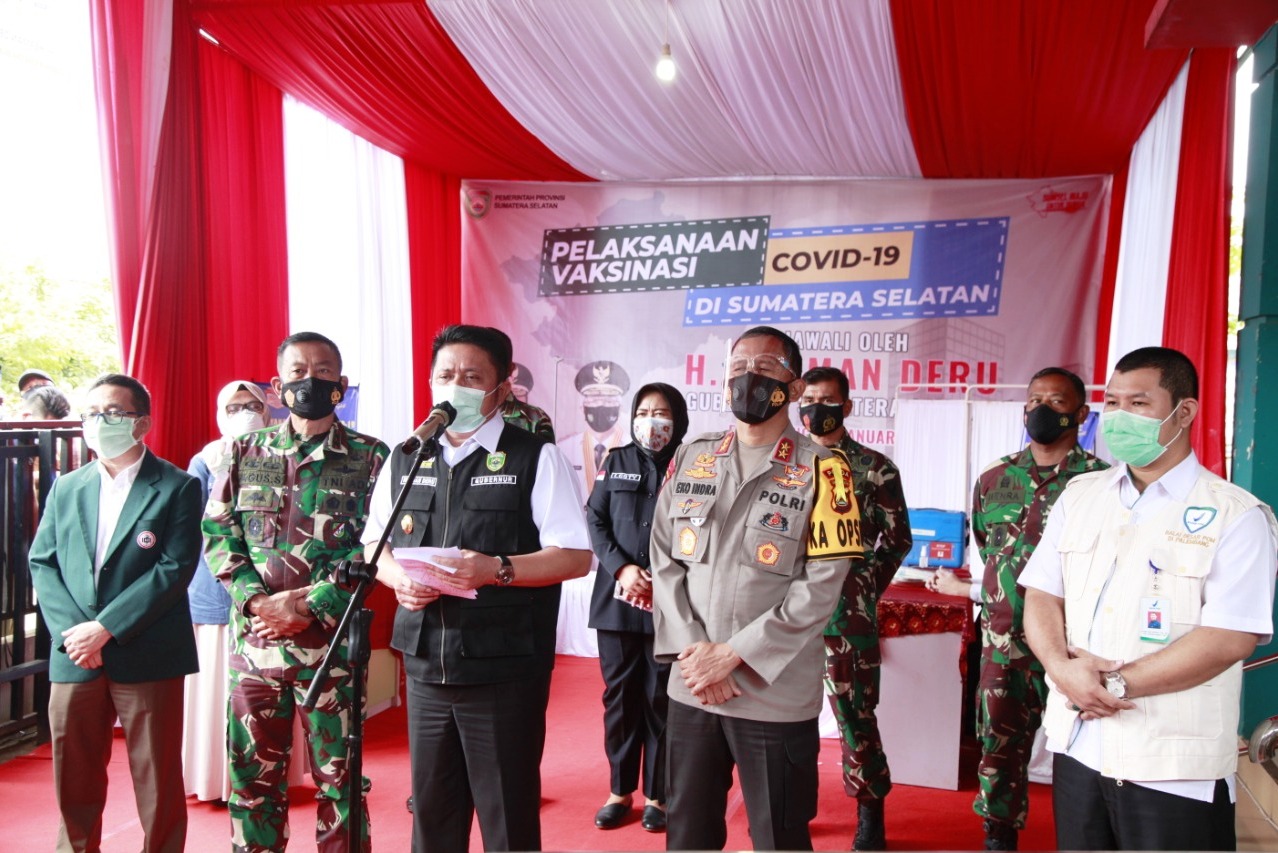 Gubernur Sumsel Herman Deru.