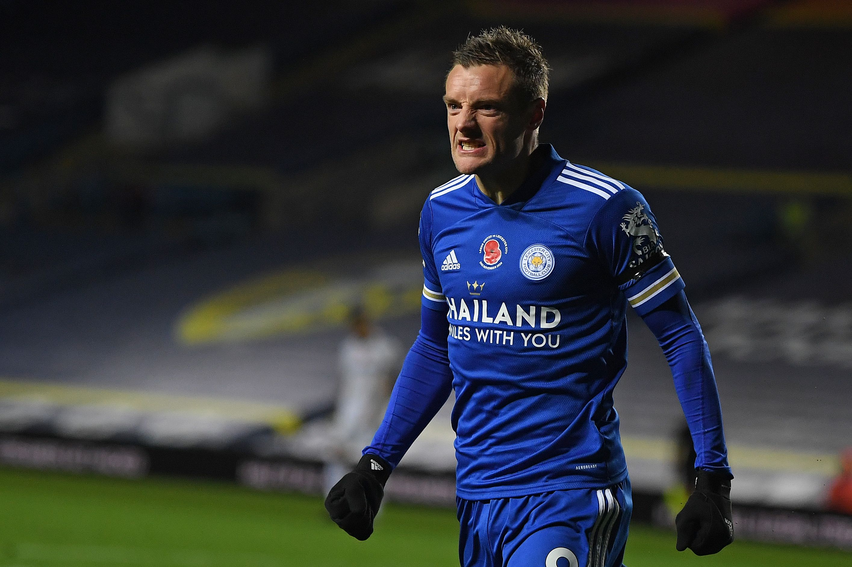 Penyerang Leicester City Jamie Vardy