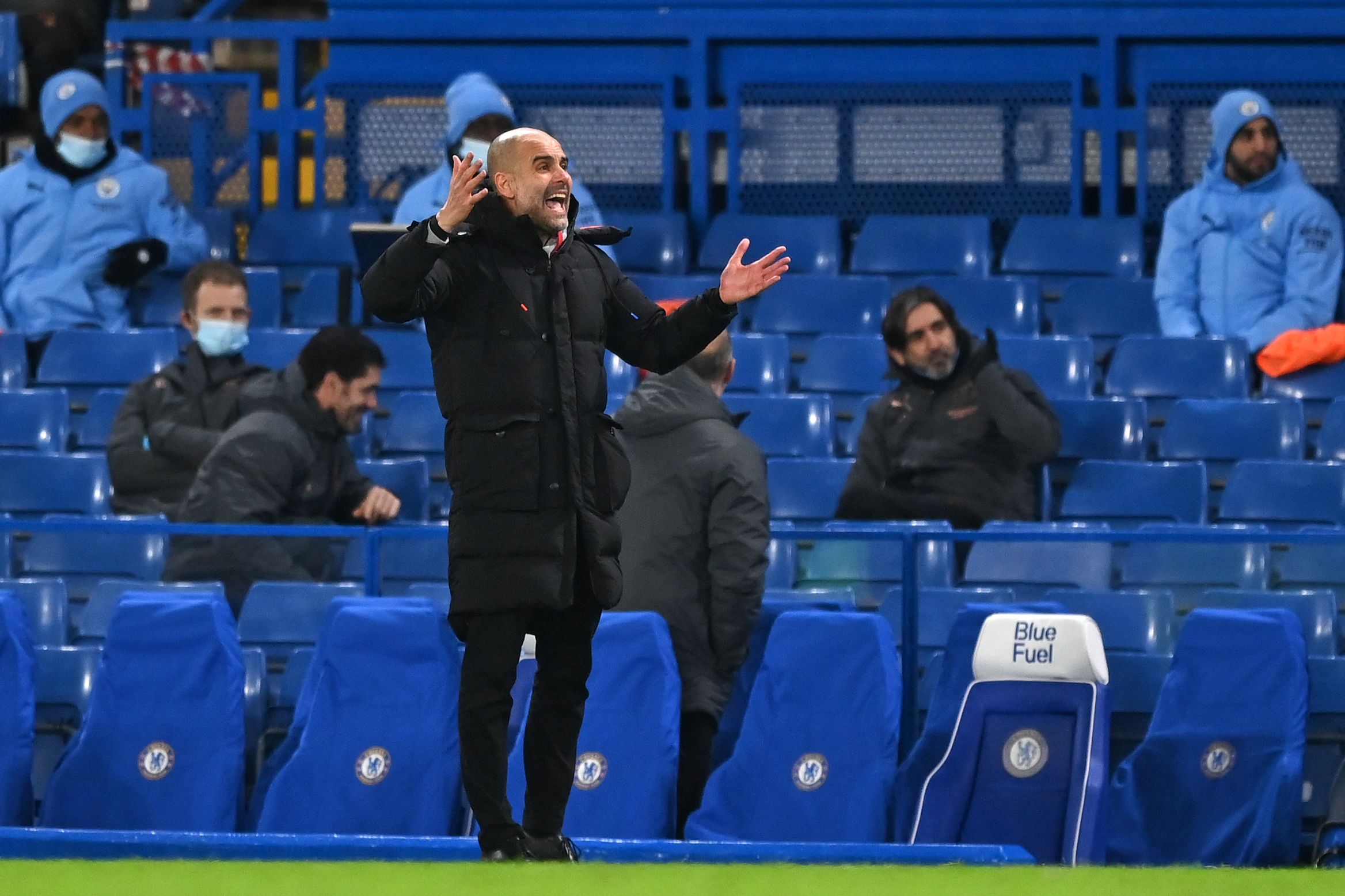 Pelatih Manchester City Pep Guardiola