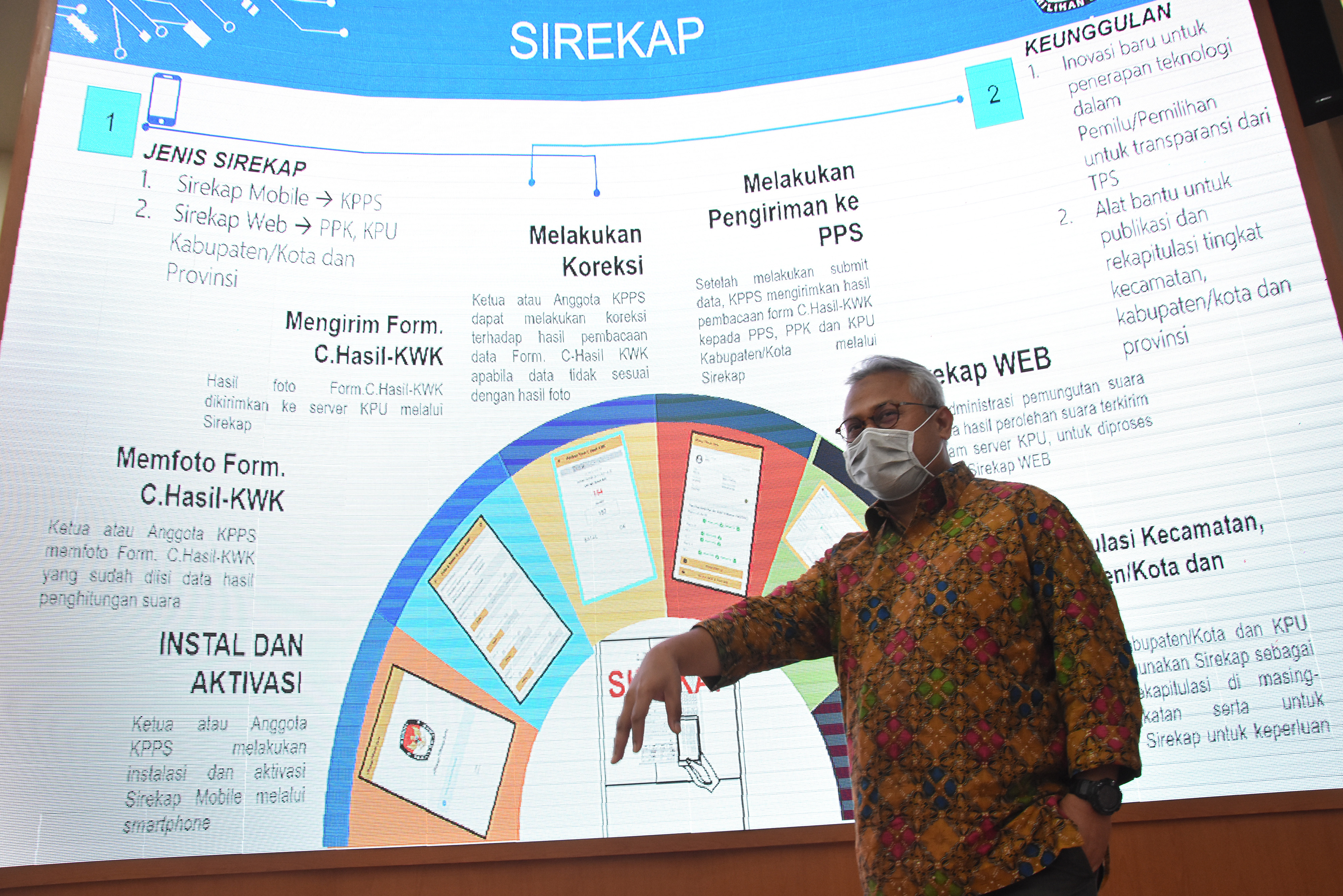 Ketua Komisi Pemilihan Umum (KPU) Arief Budiman 