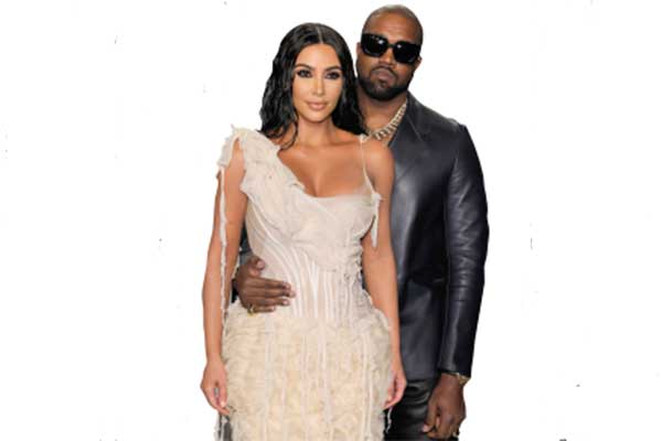 Pasangan pesohor Kim Kardashian,  dan rapper Kanye West