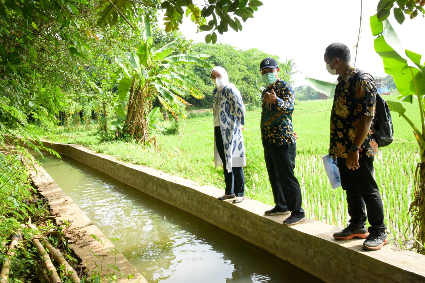 Pemkab Purwakarta Rampungkan Pembanguna Lima Saluran Irigasi