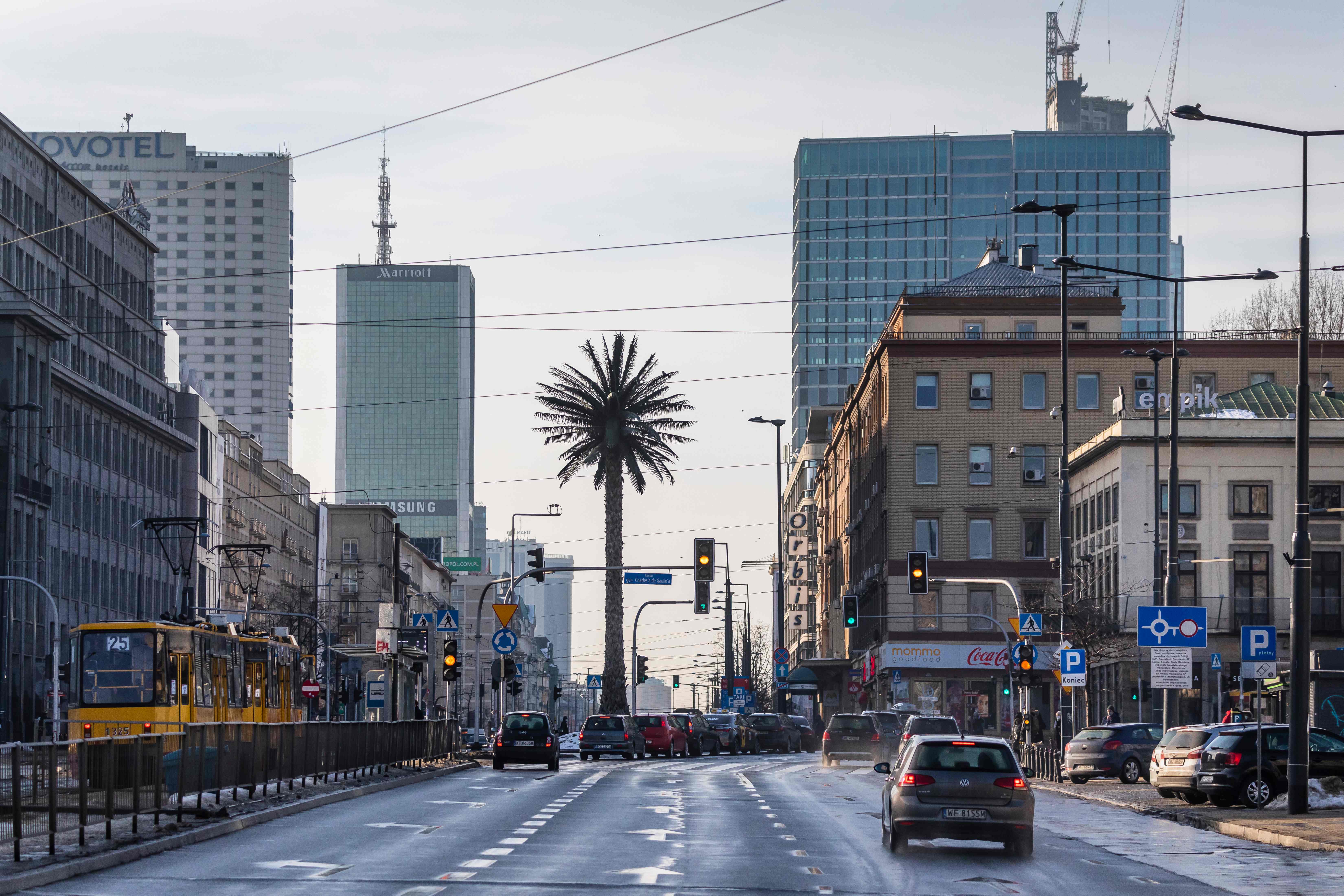 Pohon Palem buatan yang jadi landmark Kota Warsawa