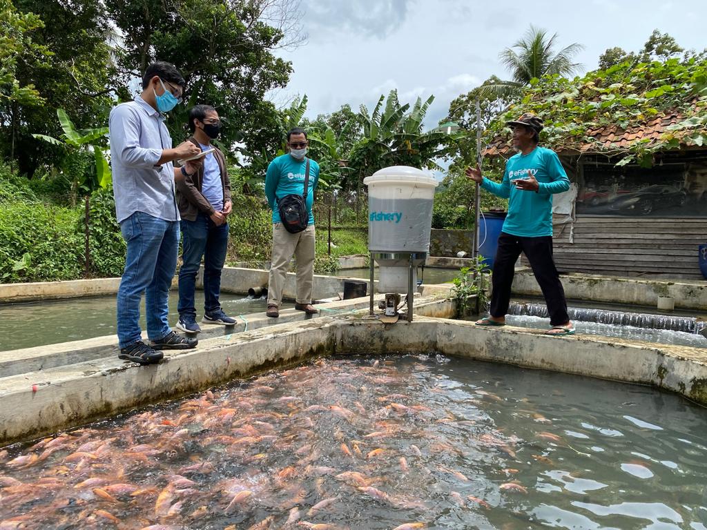 eFishery, sebuah aplikasi akuakultur yang dikembangkan oleh Gibran Huzaifah menjadi apikasi terbesar di Asia saat ini. 