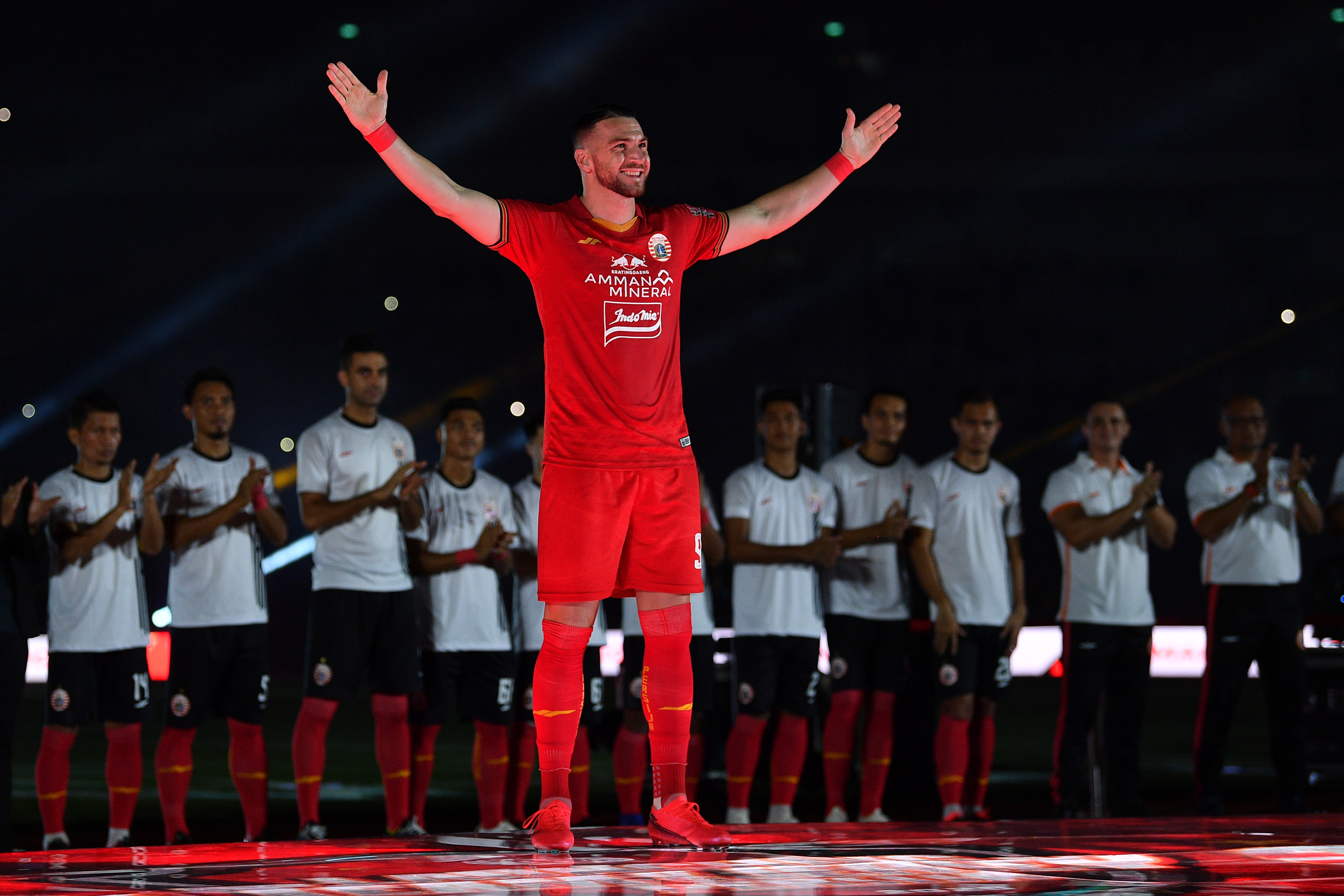 Penyerang Persija Marco Simic.
