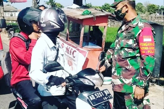 Ilustrasi operasi yustisi.