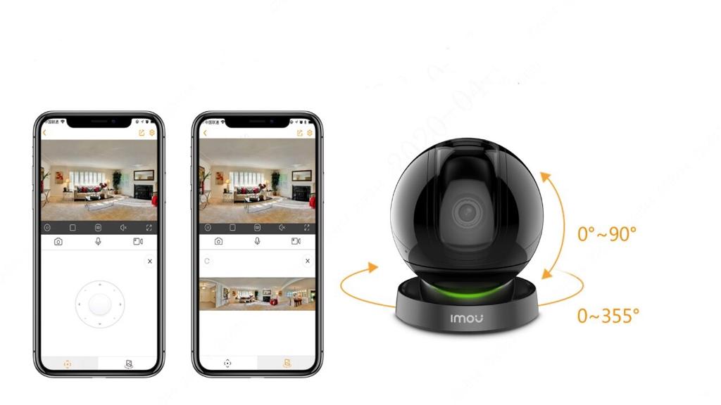 IP Cam Imou yang memiliki field of view yang lebih luas ketimbang CCTV analog.