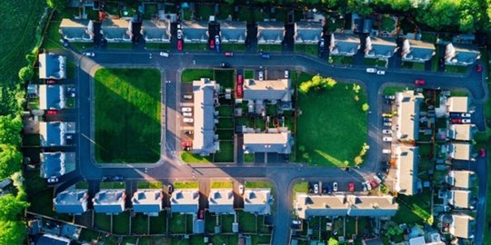 Ilustrasi kawasan permukiman yang akan dibangun di sekitar kawasan industri Kalimantan Timur.