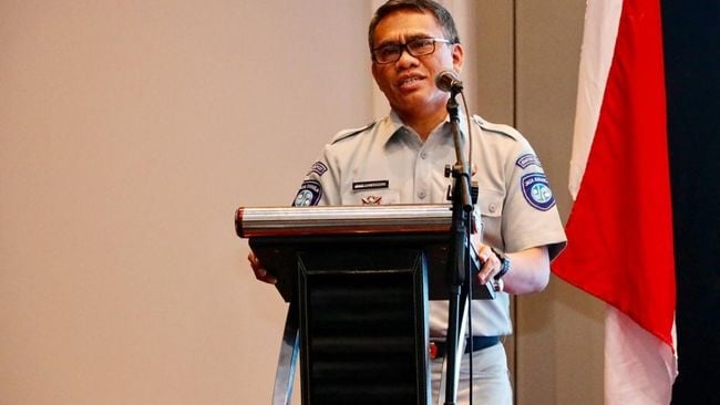 Direktur Operasional PT Jasa Raharja Amos Sampetoding.