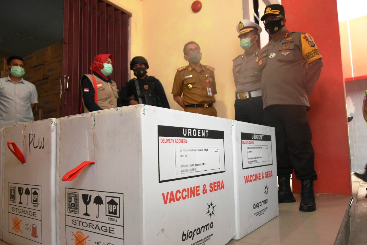 Ilustrasi vaksin covid.