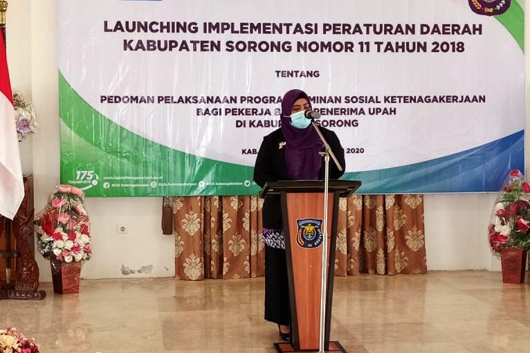 Kepala BPJamsostek Cabang Papua Barat Mintje Wattu.