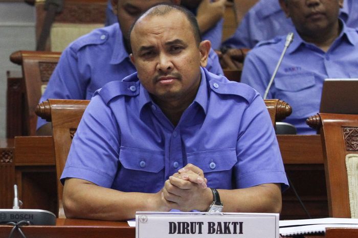 Direktur Utama Badan Aksesibilitas Telekomunikasi dan Informasi (Bakti) Kementerian Komunikasi dan Informatika (Kemenkominfo) Anang Latief. 