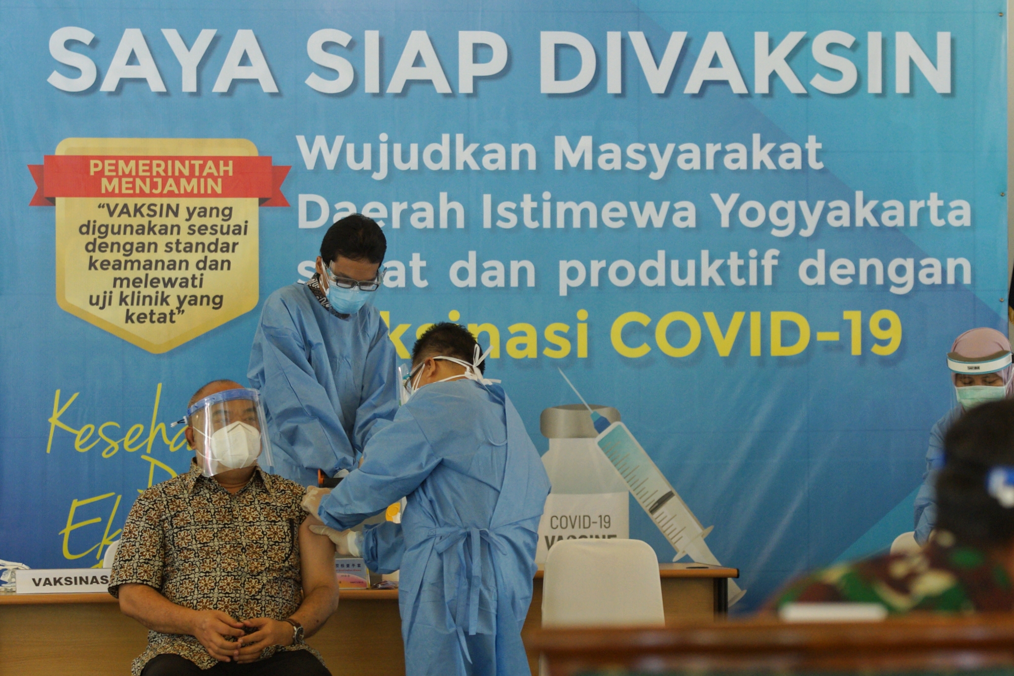 1.469 Orang di Kota Yogyakarta Sudah Dapat Vaksin Covid-19