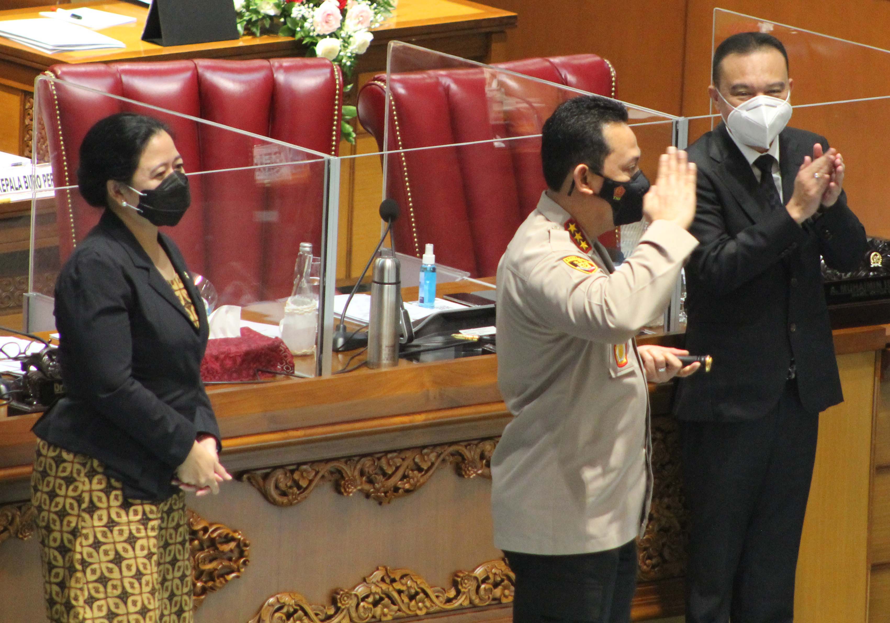 Paripurna DPR RI putukan Komjen Listyo Sigit Prabowo sebagai Kapolri