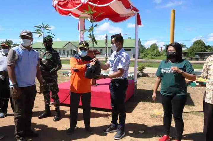 Penghijauan di Kabupaten Sorong oleh Wabup Suko Hardjono.