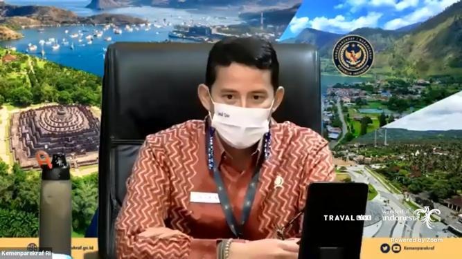 Menteri Pariwisata dan Ekonomi Kreatif Sandiaga Salahuddin Uno.