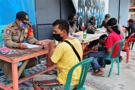 Operasi yustisi di Palangka Raya