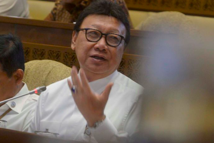 Menteri Pendayagunaan Aparatur Negara dan Reformasi Birokrasi Tjahjo Kumolo 