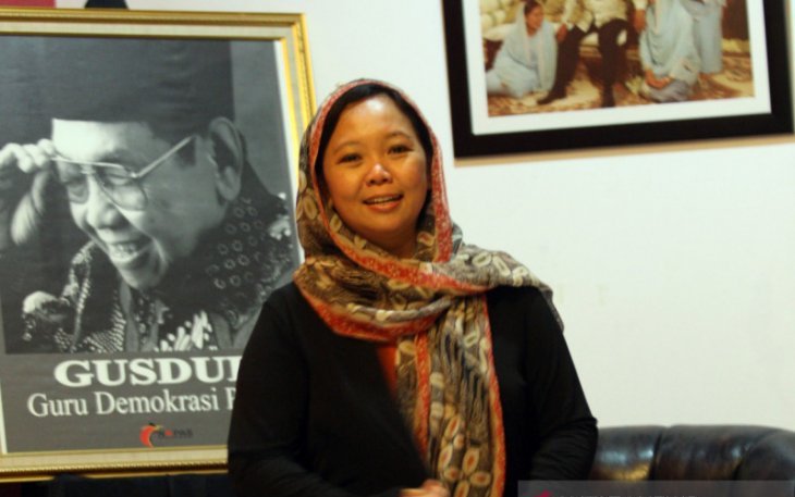 Koordinator Nasional Jaringan Gusdurian Indonesia Alissa Qotrunnada Munawaroh Wahid atau Alissa Wahid.