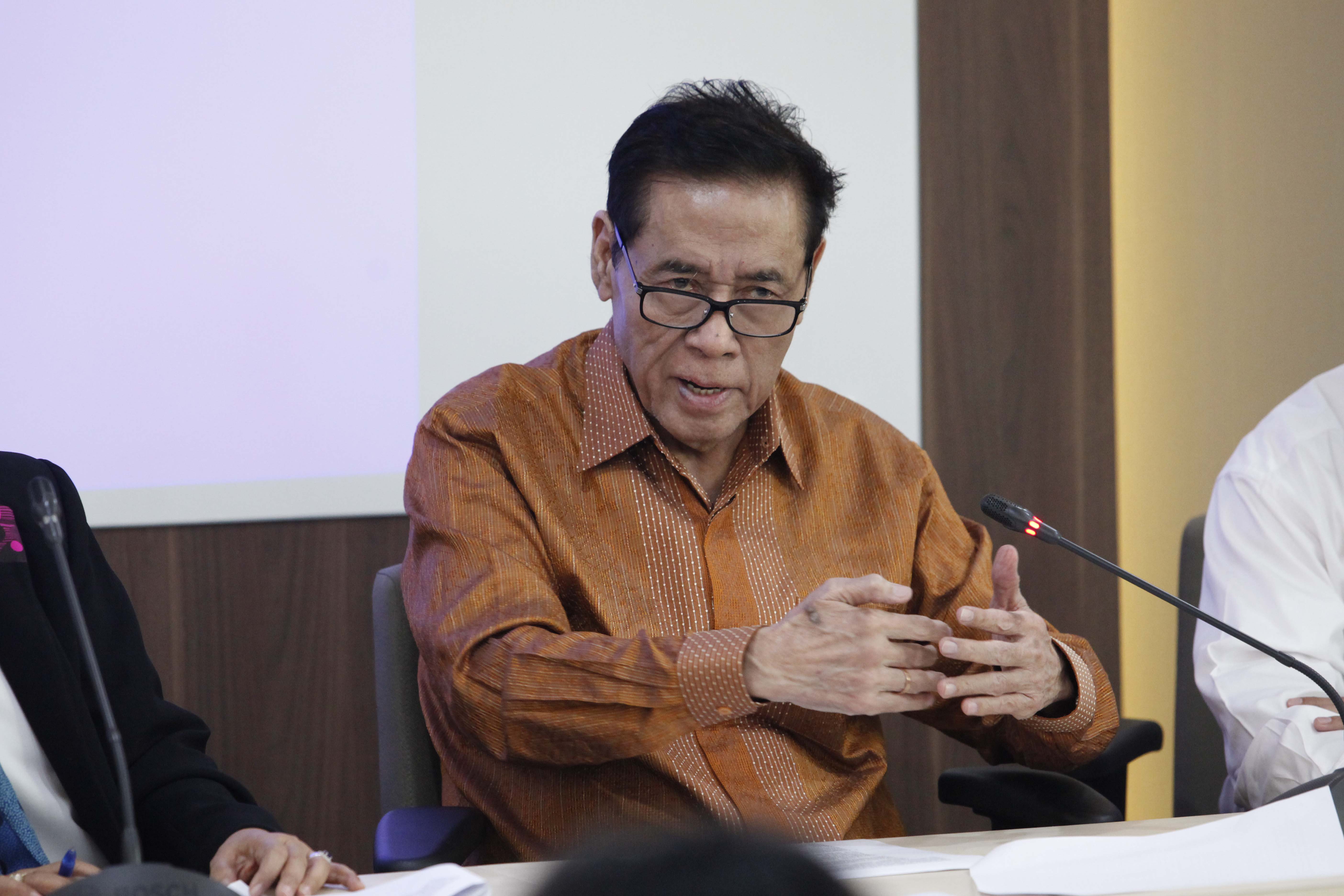 Mantan Menteri Kehakiman, Muladi.