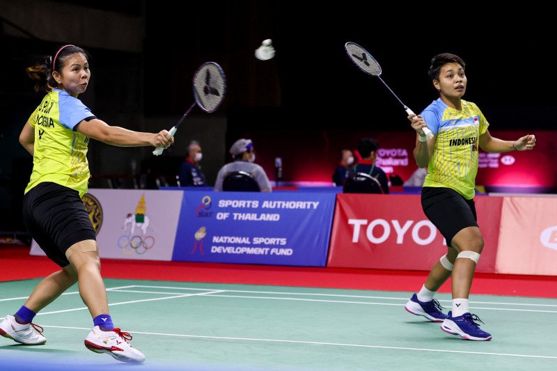 Ganda putri Indonesia Greysia Polii/Apriyani Rahayu melangkah ke perempat final Toyota Thailand Open 2021.