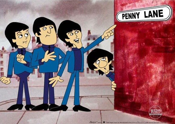 Adegan dalam serial animasi The Beatles