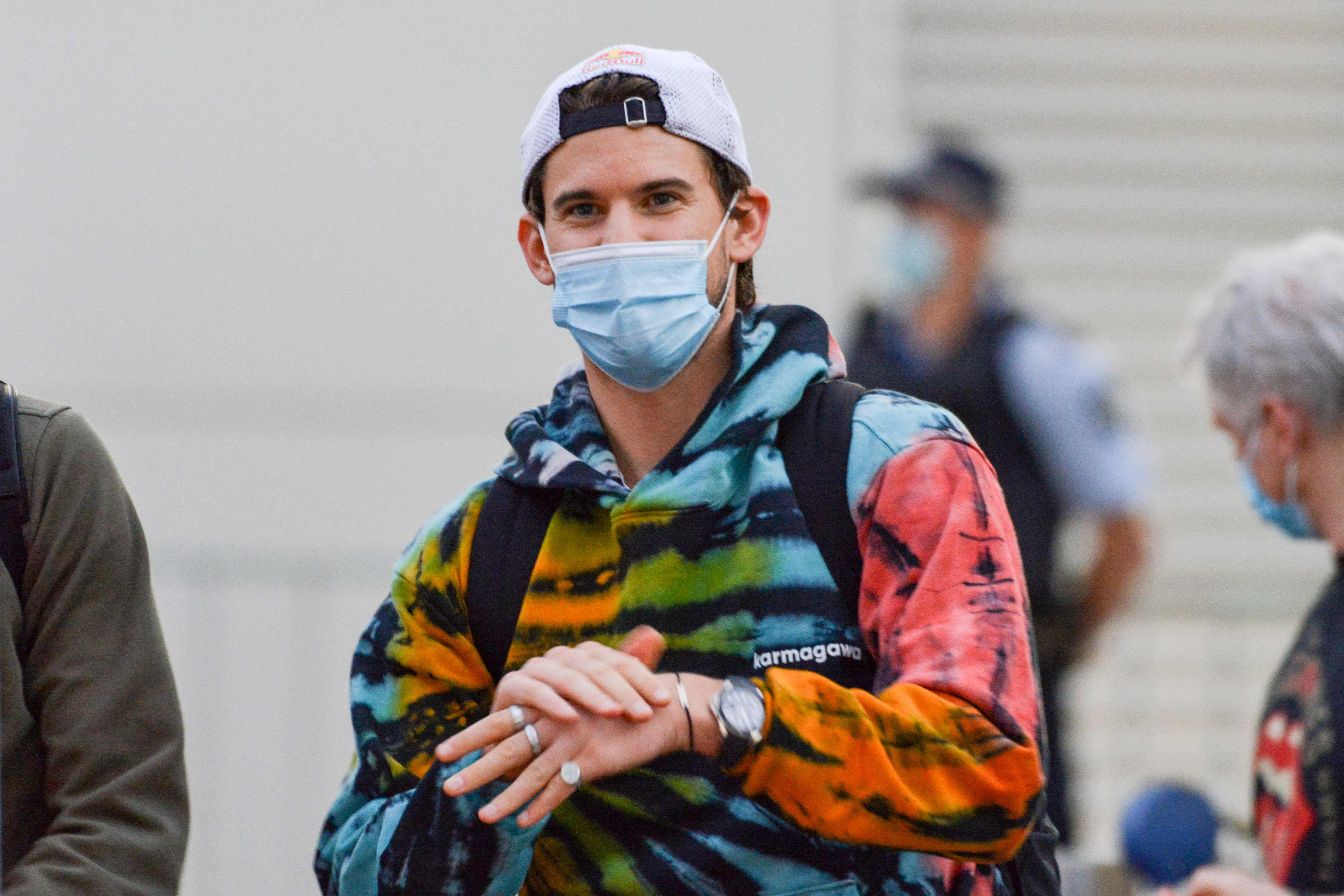 Petenis Austria Dominic Thiem di Adelaide, Australia.