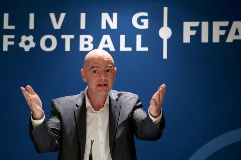 PRESIDEN badan sepak bola dunia (FIFA) Gianni Infantino