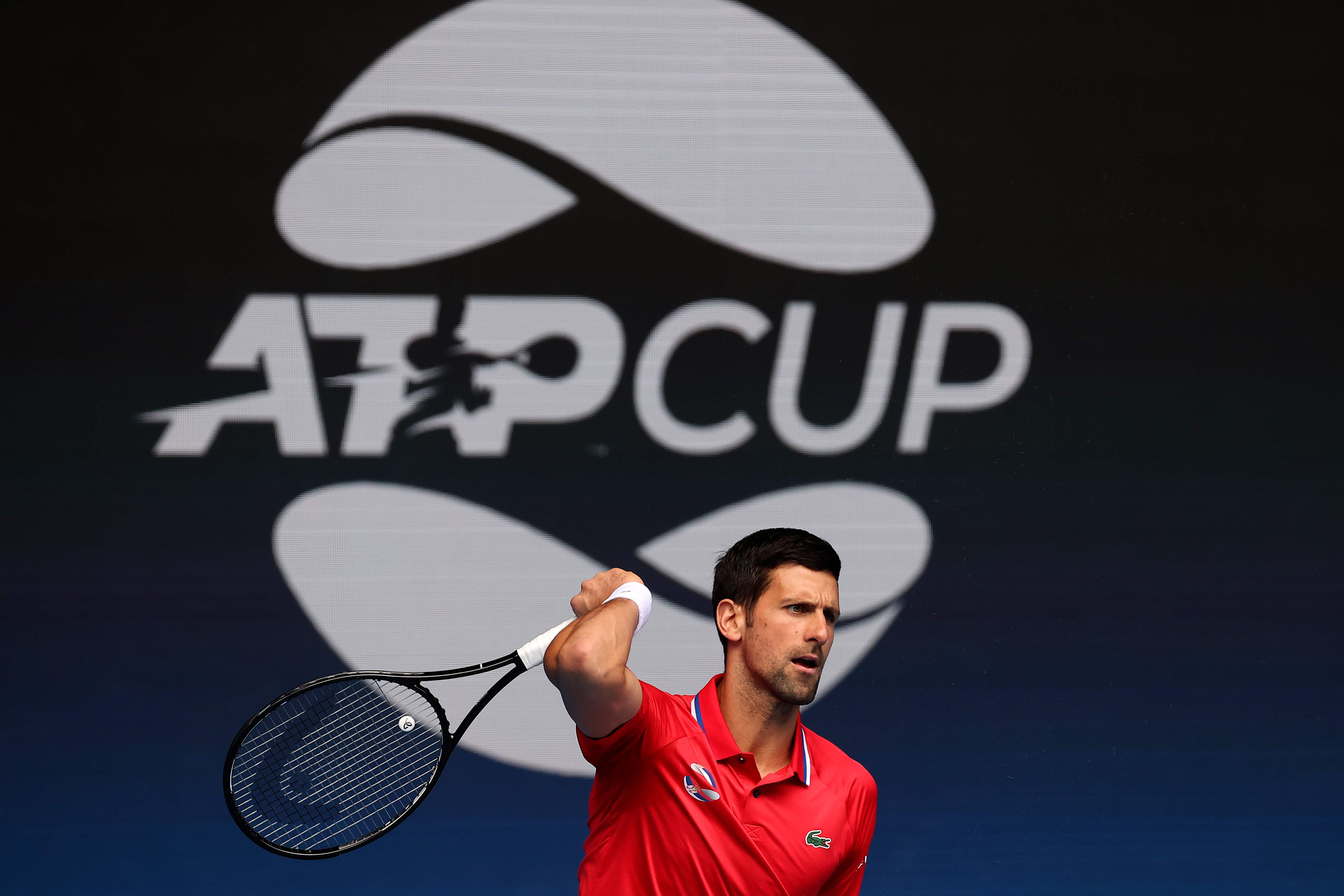 Petenis Serbia Novak Djokovic